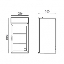 Dimensiones refrigerador NVA100